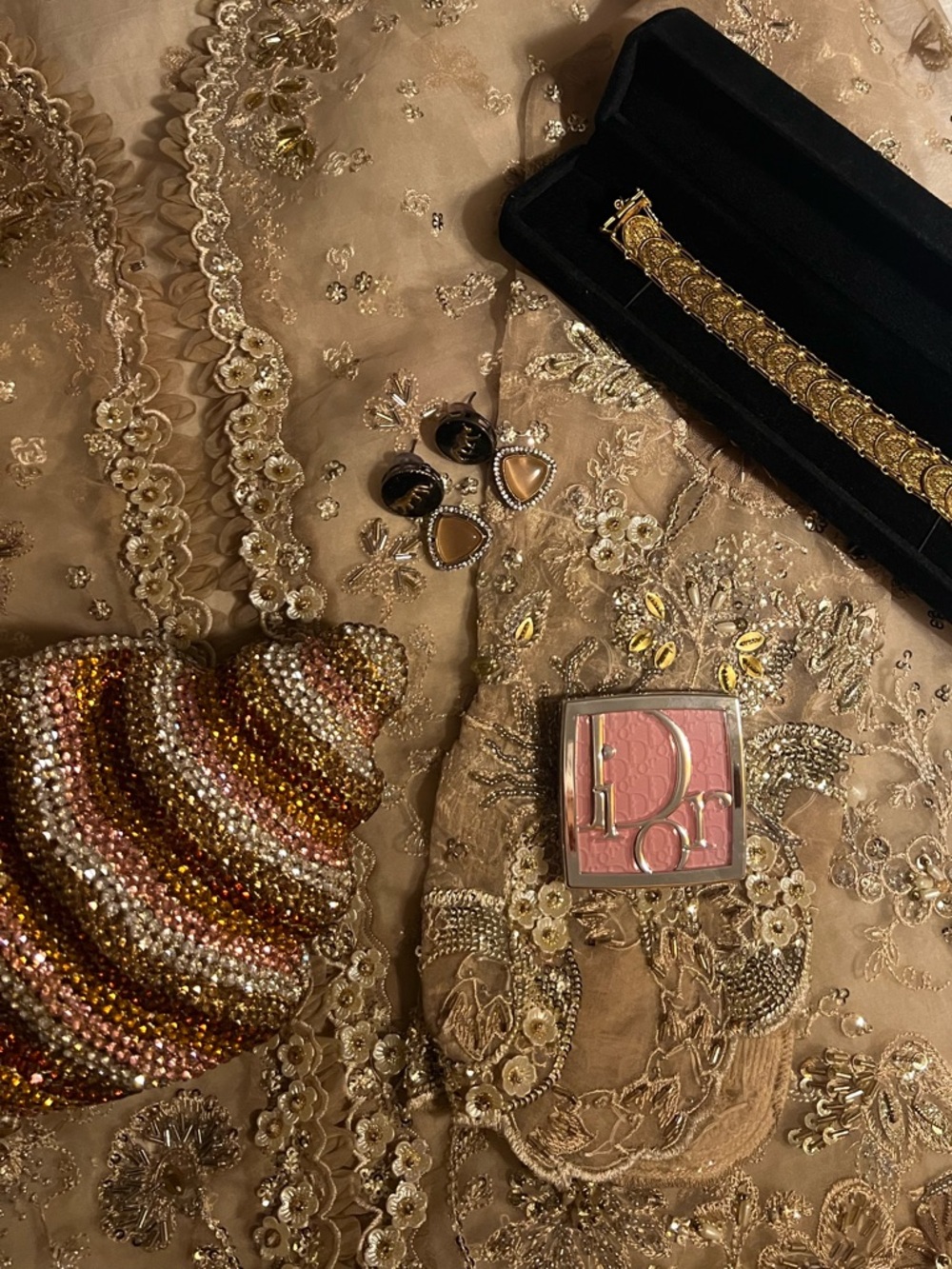 Shell Clutch with rhinestone 🐚